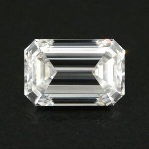 1.21 Carat Lab Grown Emerald Cut Diamond with IGI Report